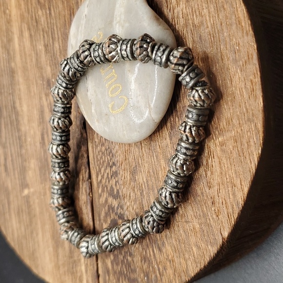 Sterling‎ over brass victorian sconce bracelet B2925 - Picture 1 of 2